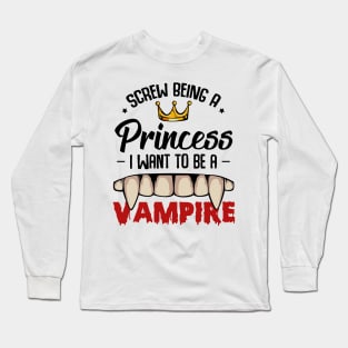 Vampires Halloween Long Sleeve T-Shirt